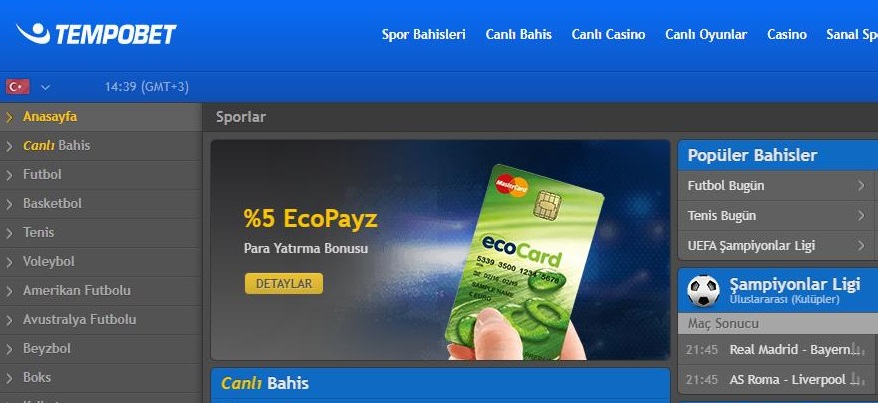Tempobet Yeni Adresi