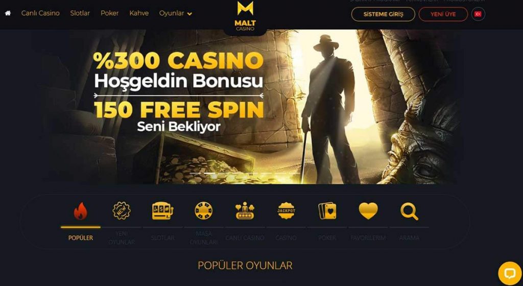 Malt Casino, canlı krupiyeli oyunlarda da çok dilli bir deneyim sunar